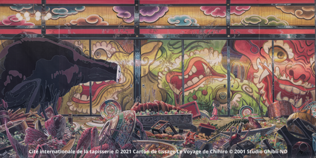 Les œuvres d'Hayao Miyazaki en tapisserie d'Aubusson à voir avant la fin de  l'année !