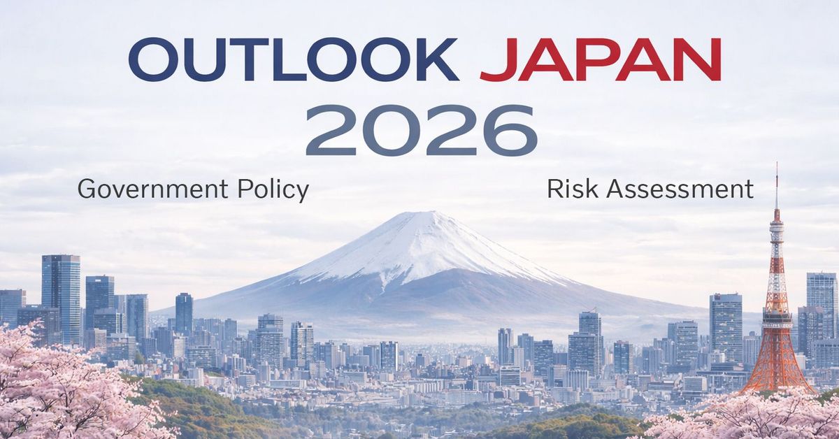 Japan 2026 : Policy and Risk Outlook | CCI France Japon